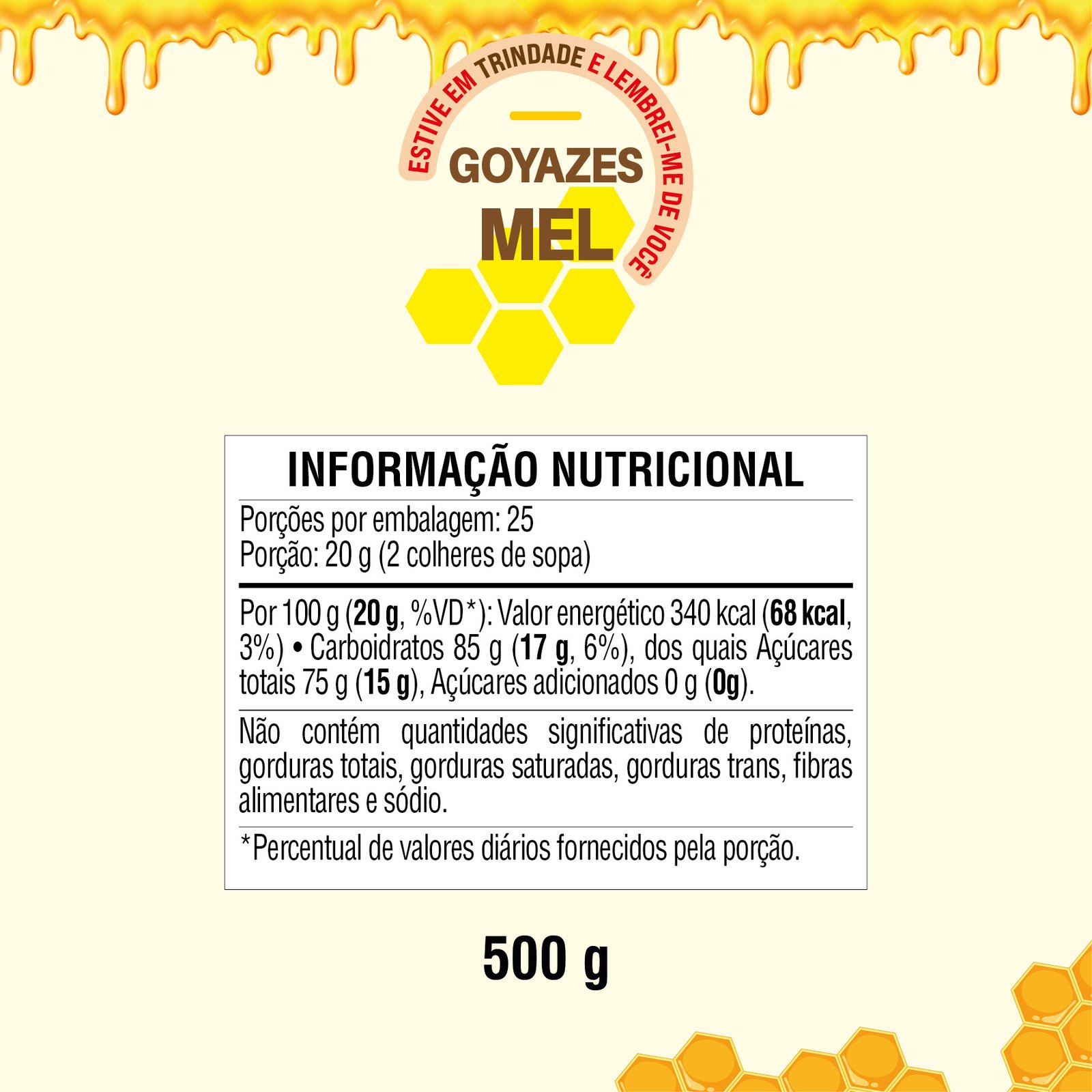 Mel Puro selo Goyazes - 500g - Imagem 27